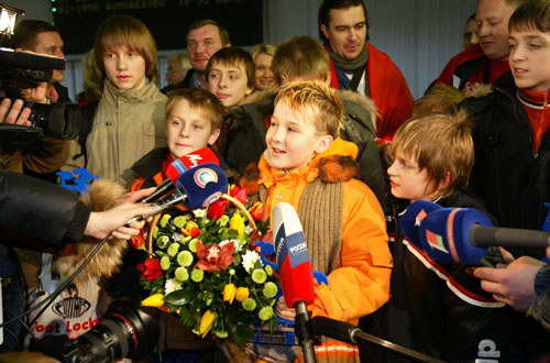 Junior Eurovision song contest 2007 winner Alexei Zhigalkovich. Photo by Julia Darashkevich